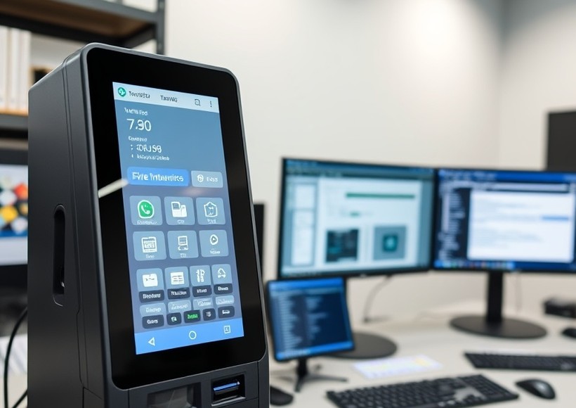 Interfaccia self-service che funziona regolarmente